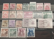 Boemia e Moravia lotto collezione 1939-1941 22 valori ex n. 20-78 timbrati B239