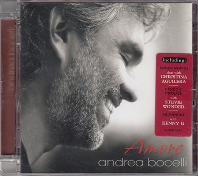 ANDREA BOCELLI Amore CD Album 2006 WIE NEU Klassik / Opern + CHRISTINA AGUILERA