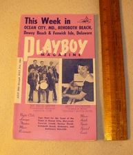 Vintage July 1963 Baltimore Ocean City Delaware PLAYBOY Booklet Strip Clubs More