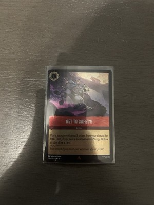 Get to Safety! 130/204 Whispers in the Well Cold Foil