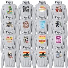 Funny Dad Legend Life Graphic Hoodie Sport Grey Fathers Day Gift Cycling