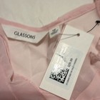 Glassons Pink Sheer Polyester Camisole Top, Ruffle Bow, Adjustable Straps, sz 12 — photo 3