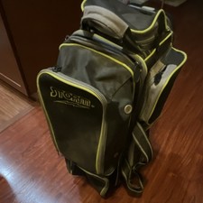 Storm Black and Yellow Bowling Roller Bag with Wheels and Shoulder Strap