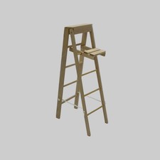 Dolls House Wooden stepladders 12th scale