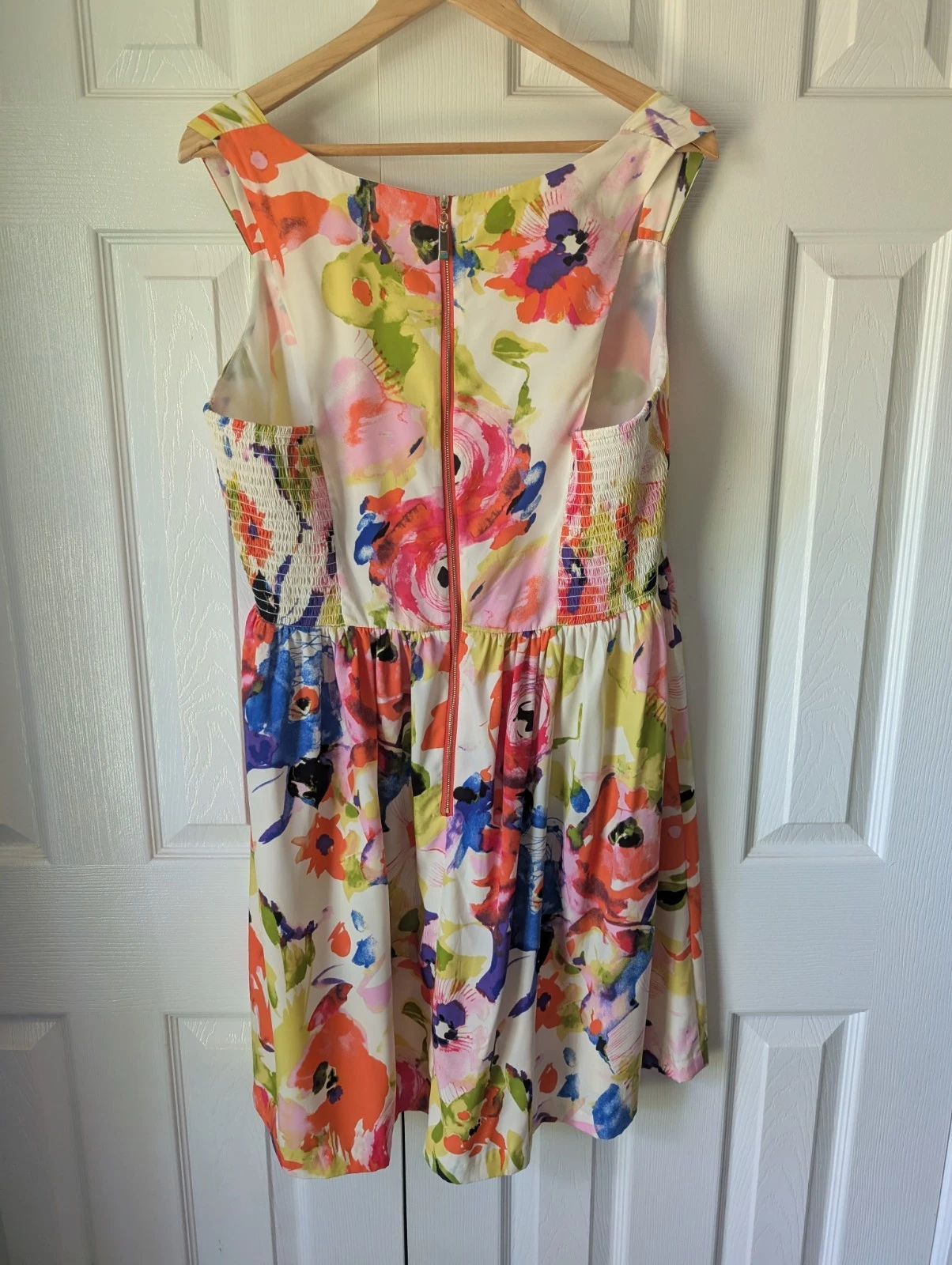 Abito Alyx Limited stampa floreale acquerello senza maniche scollo a cuore taglia 18