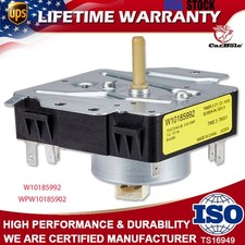 Dryer Timer Control Compatible with Whirlpool Maytag W10185992 WPW10185992
