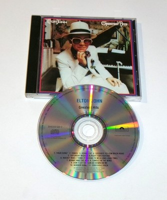 Greatest Hits - Elton John (CD 1990) XCLNT Condition Your Song Bennie Rocket Man