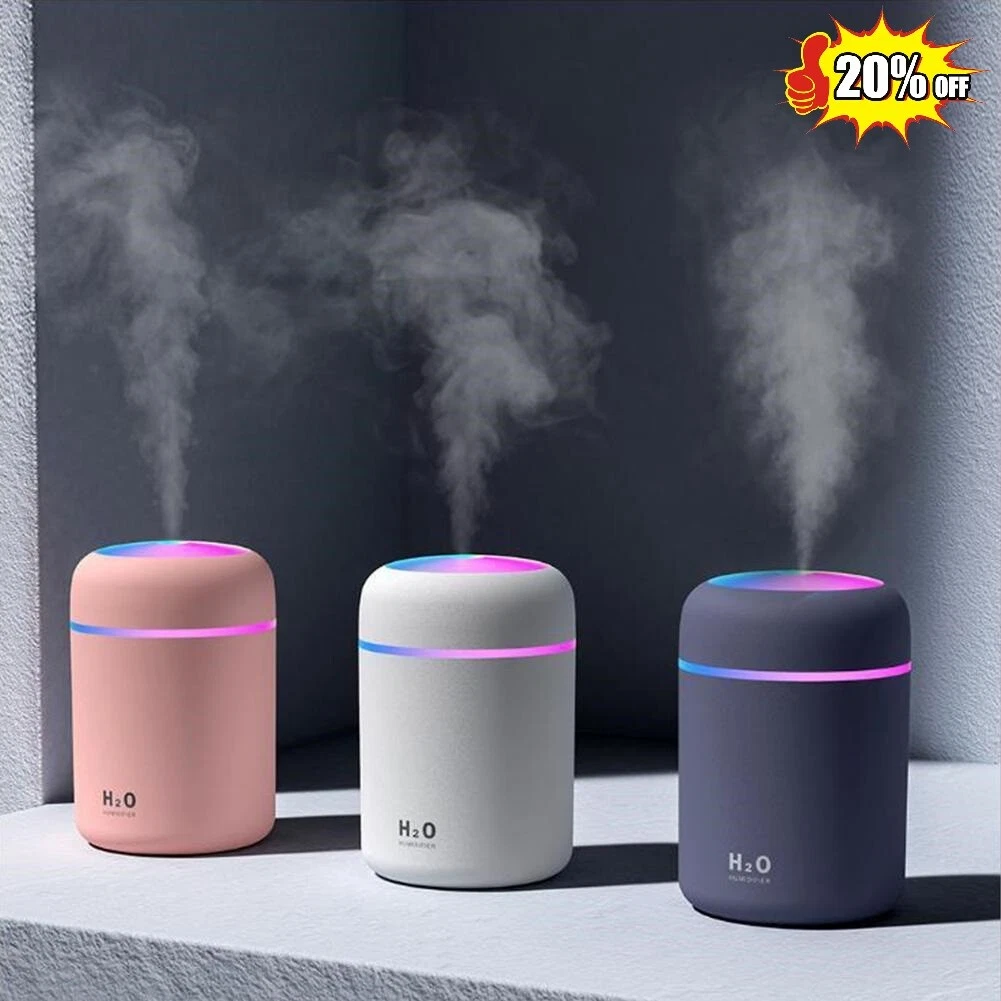 Smart Tuya Humidifier Essential Oil Aromatherapy LED Lamp Portable