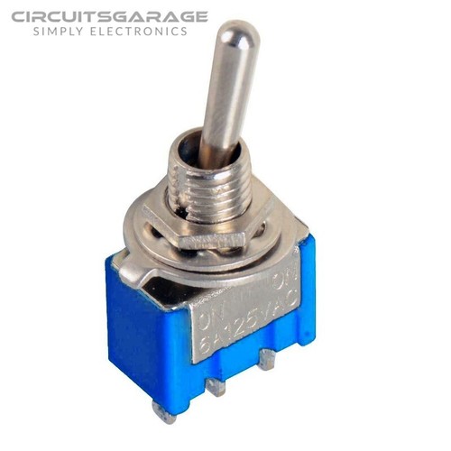 5 X 6A 125V CA ENCENDIDO/APAGADO Mini SPDT 2 - Interruptores de palanca de posición - EE. UU. - Imagen 2 de 6