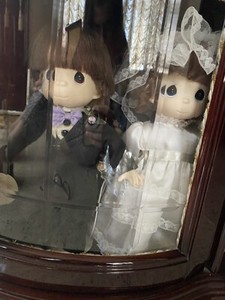 EUC Precious Moments Bride And Groom Doll - Vintage 1992 - 12” Vinyl Dolls