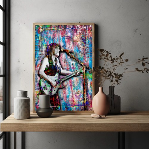 MALCOLM YOUNG AC/DC 24x36in Poster, Malcolm AC/DC Pop Art Free Shipping US - Picture 7 of 9
