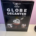 Whiskey Decanter Globe Set W/ 2 Glasses & Whisky Stones Ice Cubes New In Box NIB