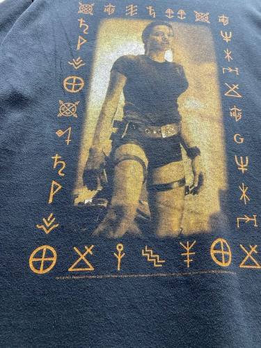vintage Tomb Raider Lara Croft Angelina jolie 2001 promo shirt size XL - Bild 5 von 6