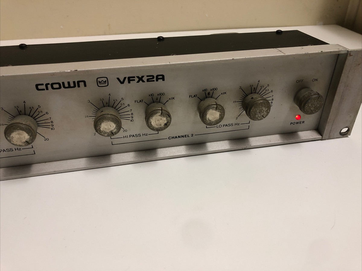 Crown VFX2A 2-Channel Dual Channel Variable Electronic Filter