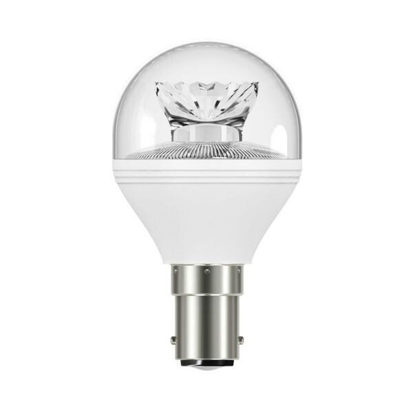 Venture DOM157 LED Lamp Clear Golf Ball SBC / B15 230v 2700K Non Dimmable 5.9W