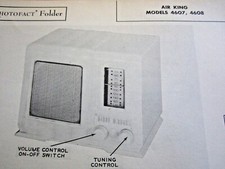 AIR KING 4607  4608 RADIO RECEIVER PHOTOFACT
