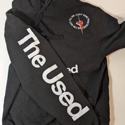 The Used Band Hoodie In Love And Death, Youth Small, Black Y2K Vintage - Picture 7 of 17