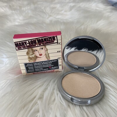 NEW The Balm Mary-Lou Manitizer Highlighter Shimmer Makeup Pressed Powder