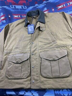 CC FILSON TIN CLOTH FIELD JACKET Coat DARK TAN Hunting Big CC FILSON TIN CLOTH FIELD JACKET Coat DARK TAN Hunting Big