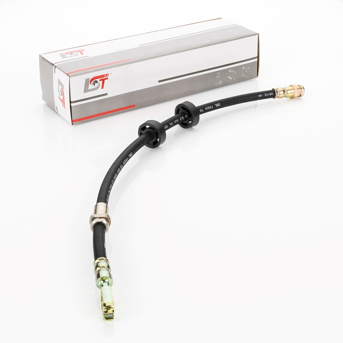 Brake line hose front 6Q0611701C for VW FOX 5Z POLO 9N XL1 - 522 mm