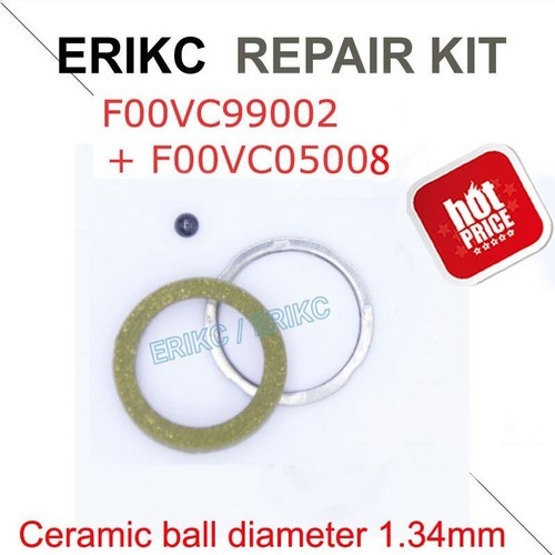 F00VC99002 F00VC05008 Injector Valve Ceramic Ball Repair Kit for  O-Rings - Bild 1 von 6