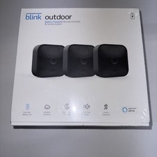 Blink Outdoor  Security Camera -3 Pack- Battery Powered New Sealed