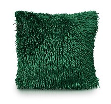 Luxury Shaggy Chenille Woven Cushion Cover Suede Back Scatter Decorative Pillow