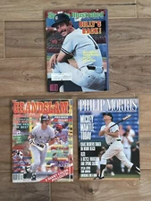 Lot 3 Yankees Sports Illustrated B Martin Philip Morris Mickey Mantle Mattingly