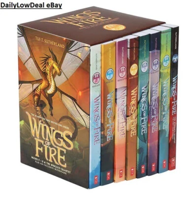 Wings of Fire: 8 Book Box Set (# 9-15 + The Winglets Quartet) Tui T Sutherland