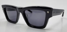Valentino VLS106A-53 XXII Polished Black/Dark Grey Lenses Sunglasses NIB