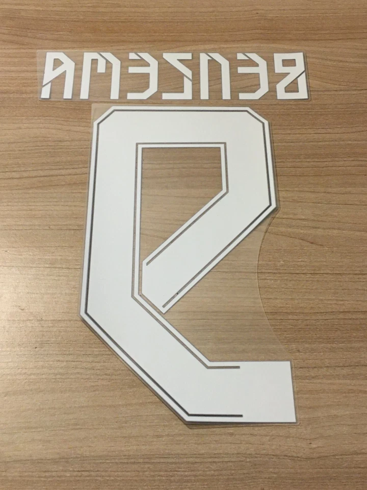 Flocage officiel ADULTE BENZEMA N°9 21-22 HOME REAL MADRID vendeur pro - Photo 2/4