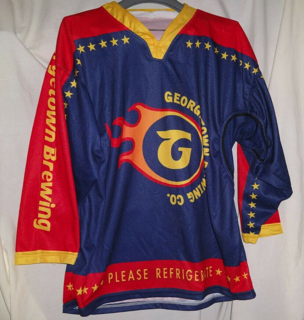 BREWING CO Beer Hockey Jersey sz Medium eBay