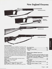 2003 NEW ENGLAND FIREARMS Survivor, Pardner & Turkey Camo Youth SHOTGUN AD