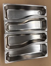 2 Dented Vollrath Super Pan 4" Deep Stainless Steel Full Food Pan Restaurant NSF