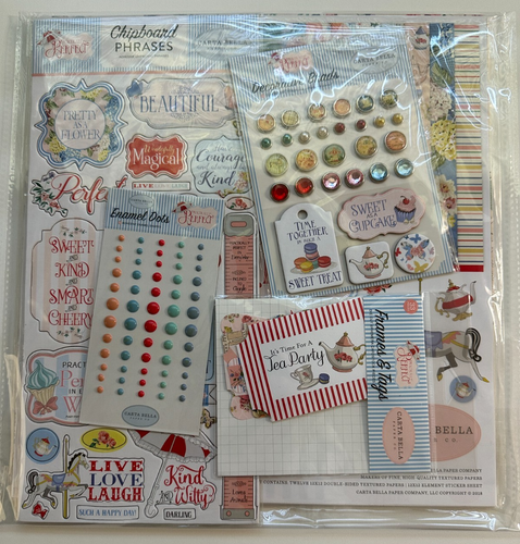 Carta Bella 12 x 12 Scrapbook Kit-Variations-Practically Perfect, Snow Fun, More - Picture 4 of 42
