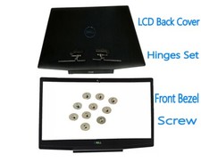 DELL G3 15-3590 Gaming Laptop LCD Back Cover Front Bezel Screw Hinges Blue Logo
