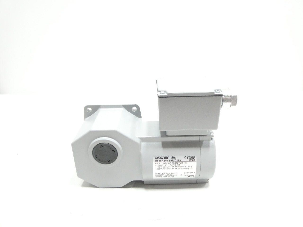 Brother HF15R240BMLD2AX Gearmotor 6.79rpm 3ph 1/30hp 230vac eBay