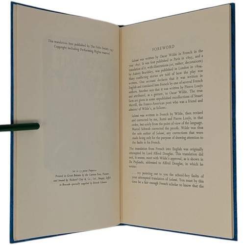 Salome OSCAR WILDE Frank Martin ENGRAVINGS Folio Society 1957 - Picture 10 of 16