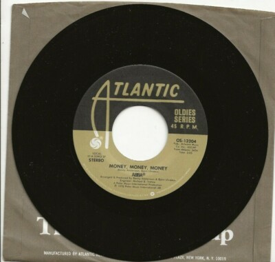ABBA KNOWING ME/MONEY MONEY ATLANTIC OLDIES SERIES RARE USA VINYL SINGLE 