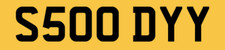 SOOD SOODS SOODY NUMBER PLATE REGISTRATION S500 DYY CAR REG S500 OLD PRIVATE REG