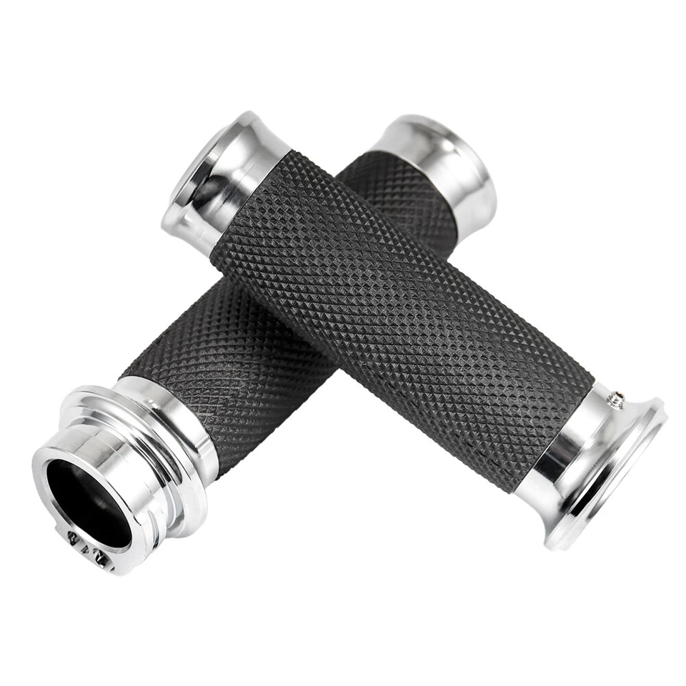 Empuñaduras universales de manillar de 1"" 25 mm para Harley Honda Yamaha Suzuki Kawasaki Foto 4 de 4
