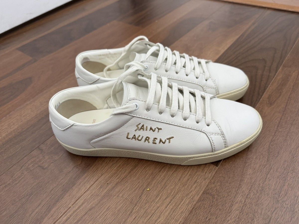 CASUAL SAINT LAURENT EMBROIDERED SL/06 SHOES SNEAKERS YSL 44 It