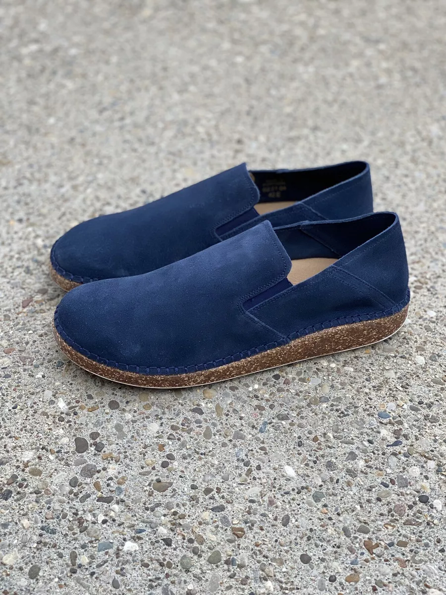 Birkenstock Callan Navy Suede Shoes Men’s Size 42 / 9 Narrow