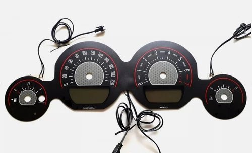 Dodge Challenger 2011-2014 Plasma Speedometer Glow Gauges Speedometer Discs Design 2