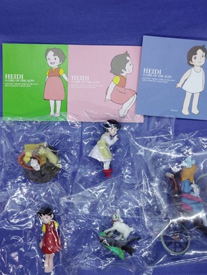 Alps Girl Heidi Figure Kaiyodo Clara Yuki-chan Japan Showa Ornament