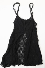 NEW Petra Fashions TRUE VTG 90s Lace Open Front Nighty Baby Doll LARGE