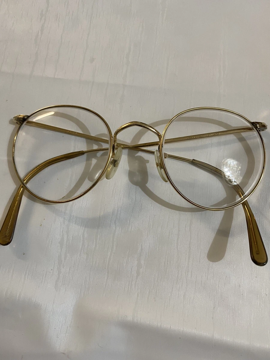 Antique gold frame 2024 glasses