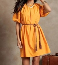 Banana Republic Orange Shift Dress Banana Republic Factory SZ SM