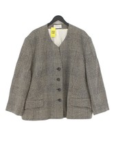 Givenchy Women's Blazer Chest: 52 In Multi Wool With Polyamide Overcoat