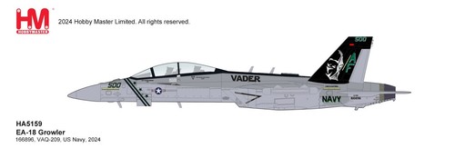 Hobby Master HA5159, EA-18 Growler 166896, VAQ-209, US Navy, 2024, 1:72 - Picture 8 of 11